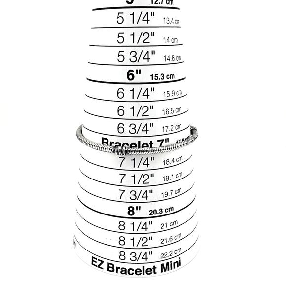 Pandora 925 Authentic Sterling Silver Snake Chain Charm 7” Bracelet - Picture 7 of 8